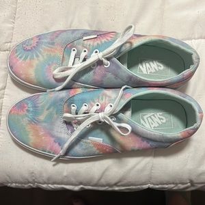 Womens Pastel tie-dye sneakers
